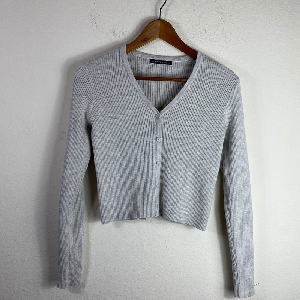 Brandy Melville Shannon Cotton Sweater Cardigan